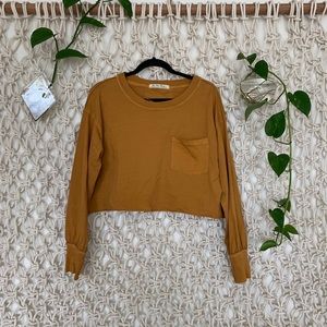 Free people crop tee